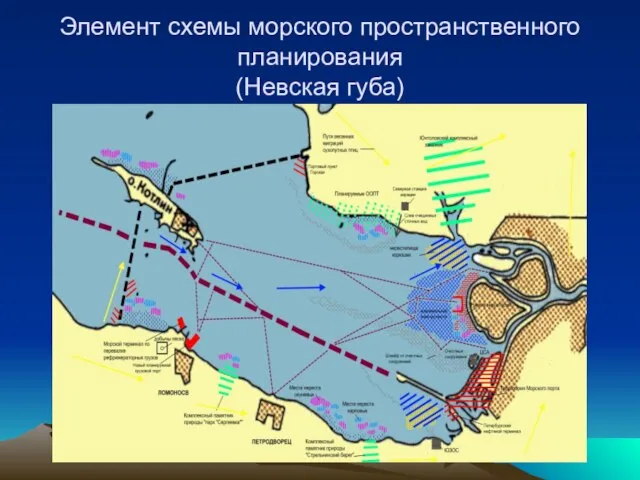Элемент схемы морского пространственного планирования (Невская губа)
