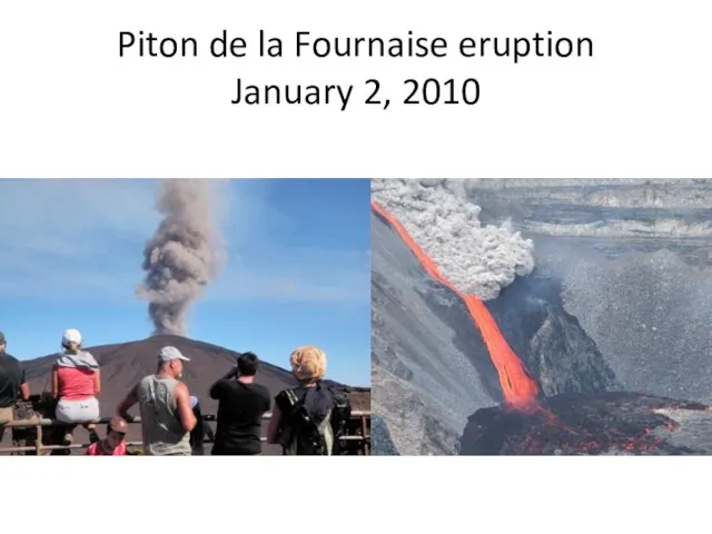 Piton de la Fournaise eruption January 2, 2010