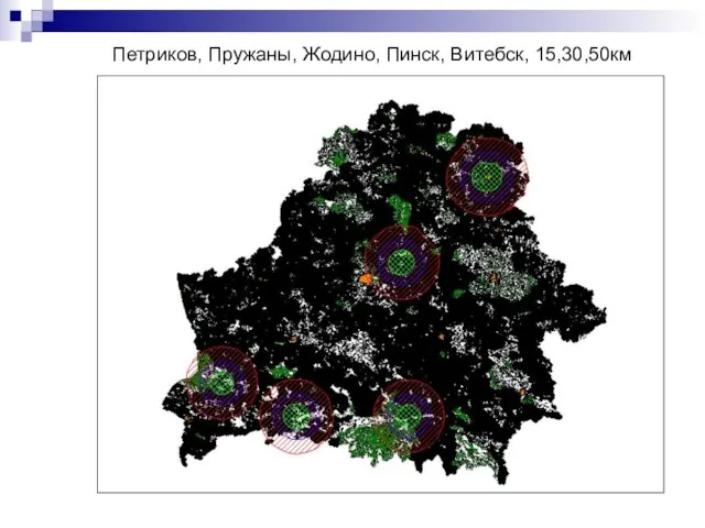 Петриков, Пружаны, Жодино, Пинск, Витебск, 15,30,50км