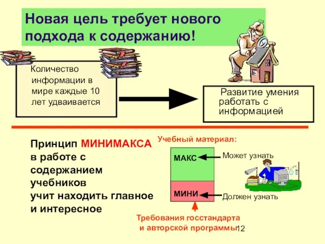 Новая цель требует нового подхода к содержанию! Количество информации в мире каждые