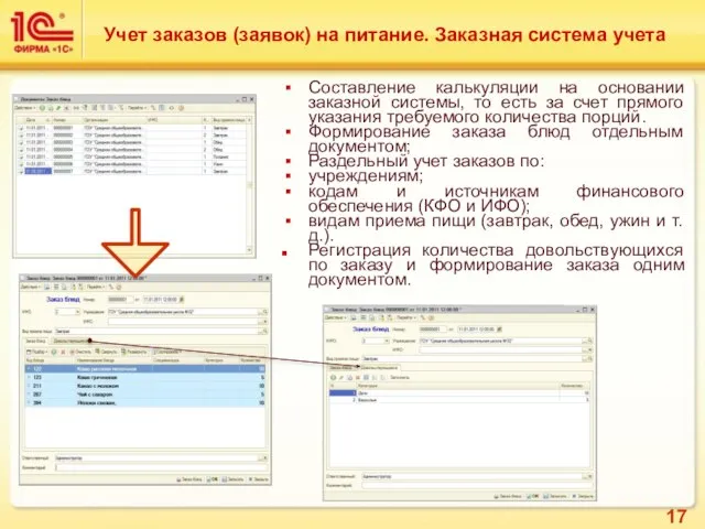 Составление калькуляции на основании заказной системы, то есть за счет прямого указания