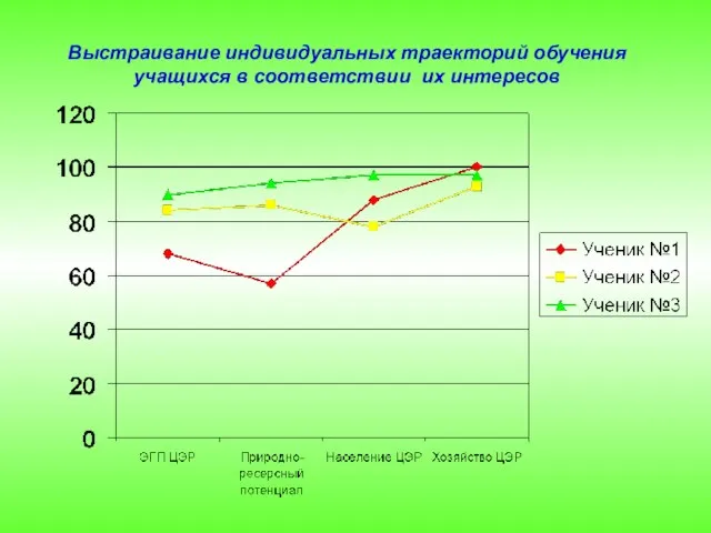 Выстраивание индивидуальных траекторий обучения учащихся в соответствии их интересов