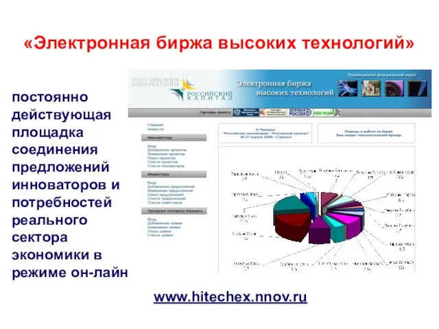 постоянно действующая площадка соединения предложений инноваторов и потребностей реального сектора экономики в