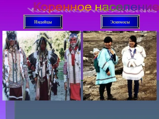 Коренное население Индейцы Эскимосы