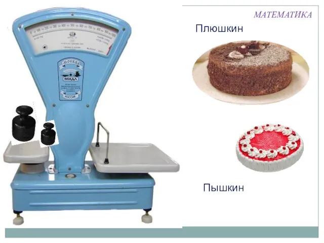 МАТЕМАТИКА Учебник № 3, с. 6 Плюшкин Пышкин Сладкоежка Плюшкин испёк торт