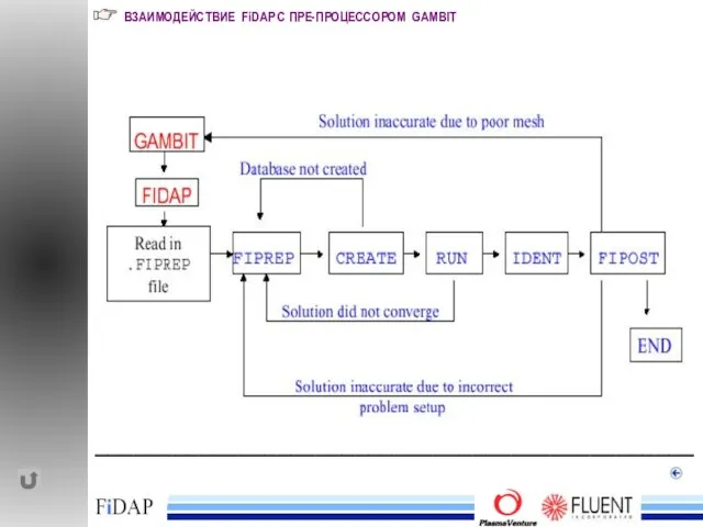 ______________________________________________ ВЗАИМОДЕЙСТВИЕ FiDAP С ПРЕ-ПРОЦЕССОРОМ GAMBIT