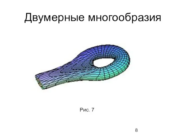 Двумерные многообразия Рис. 7