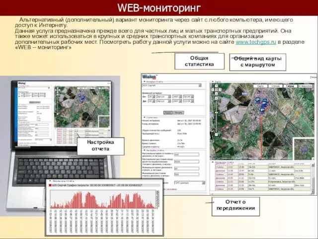 Альтернативный (дополнительный) вариант мониторинга через сайт с любого компьютера, имеющего доступ к