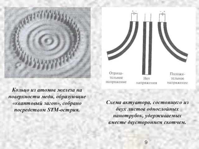 Кольцо из атомов железа на поверхности меди, образующие «квантовый загон», собрано посредством