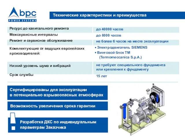 Технические характеристики и преимущества Ресурс до капитального ремонта Межсервисные интервалы Ремонт и