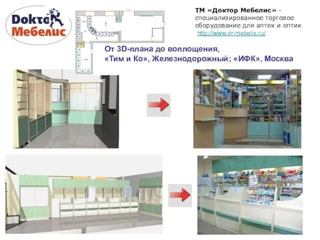 ТМ «Доктор Мебелис» - специализированное торговое оборудование для аптек и оптик http://www.dr-mebelis.ru/