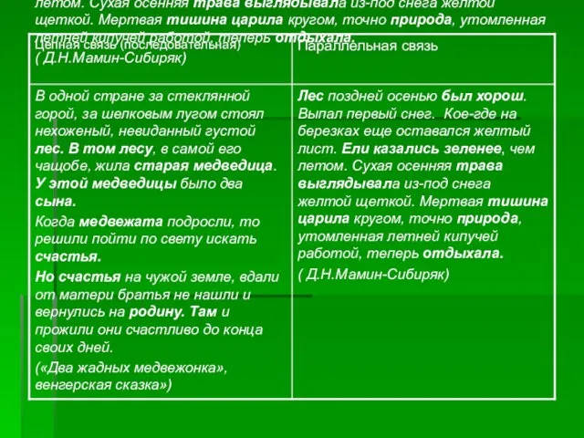 Лес поздней осенью был хорош. Выпал первый снег. Кое-где на березках еще