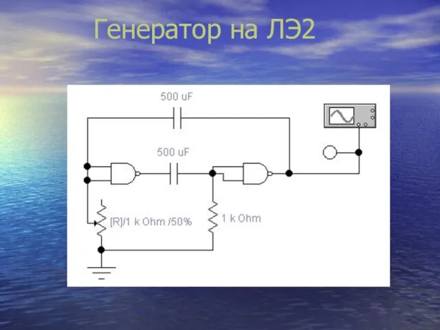 Генератор на ЛЭ2