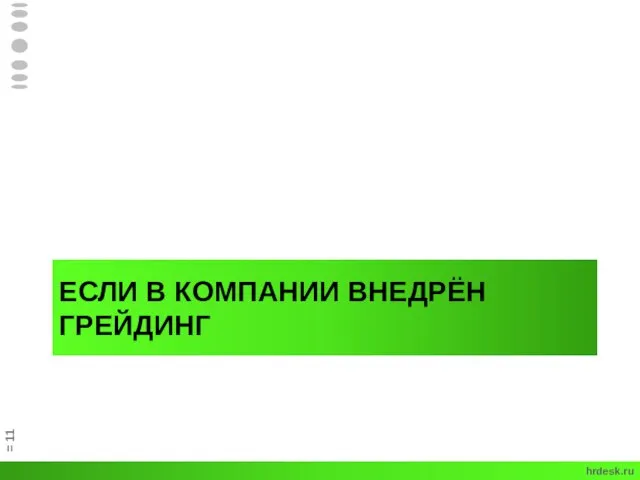 ЕСЛИ В КОМПАНИИ ВНЕДРЁН ГРЕЙДИНГ = hrdesk.ru