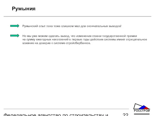 Федеральное агентство по строительству и жилищно-коммунальному хозяйству Румыния