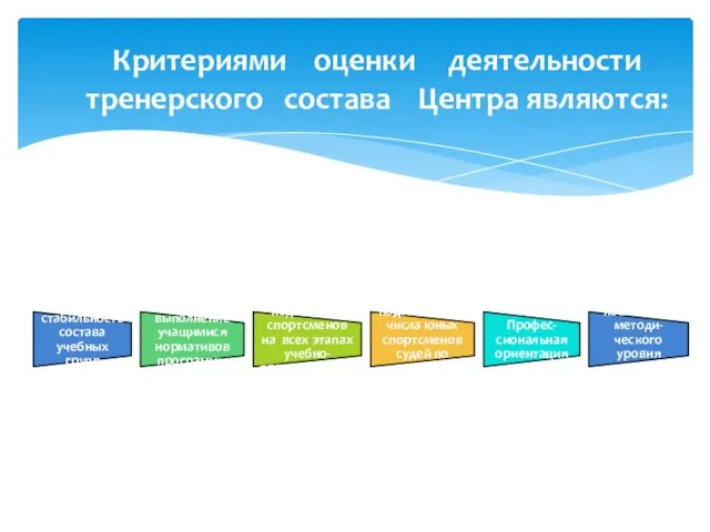 стабильность состава учебных групп выполнение учащимися нормативов программы качество подготовки спортсменов на