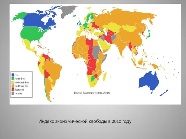 Индекс экономической свободы в 2010 году