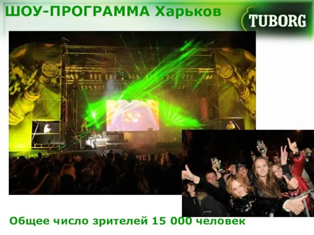 ШОУ-ПРОГРАММА Харьков Общее число зрителей 15 000 человек
