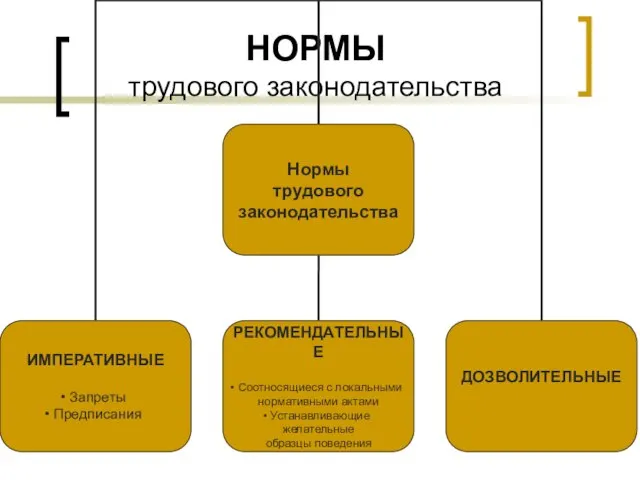 НОРМЫ трудового законодательства