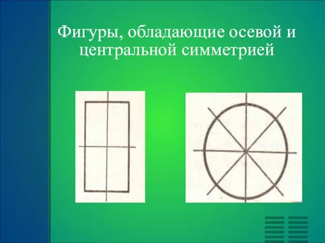 Фигуры, обладающие осевой и центральной симметрией