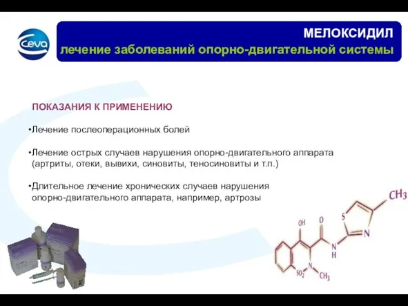 МЕЛОКСИДИЛ ПОКАЗАНИЯ К ПРИМЕНЕНИЮ Лечение послеоперационных болей Лечение острых случаев нарушения опорно-двигательного