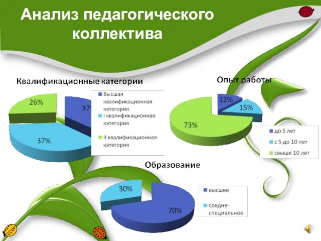 Анализ педагогического коллектива