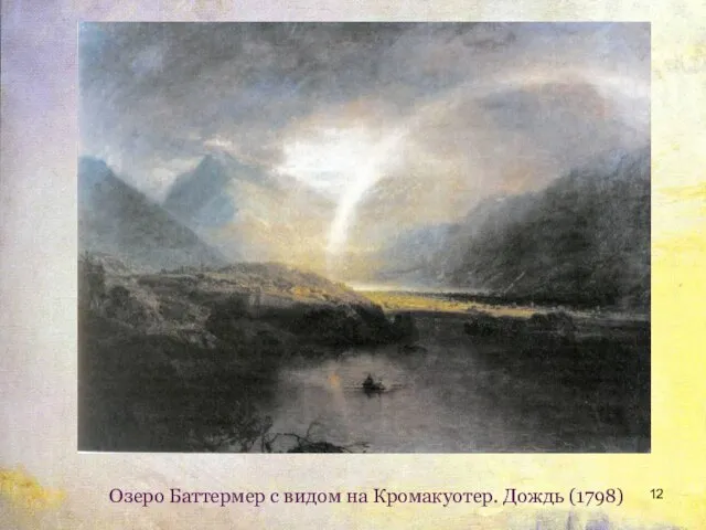 Озеро Баттермер с видом на Кромакуотер. Дождь (1798)