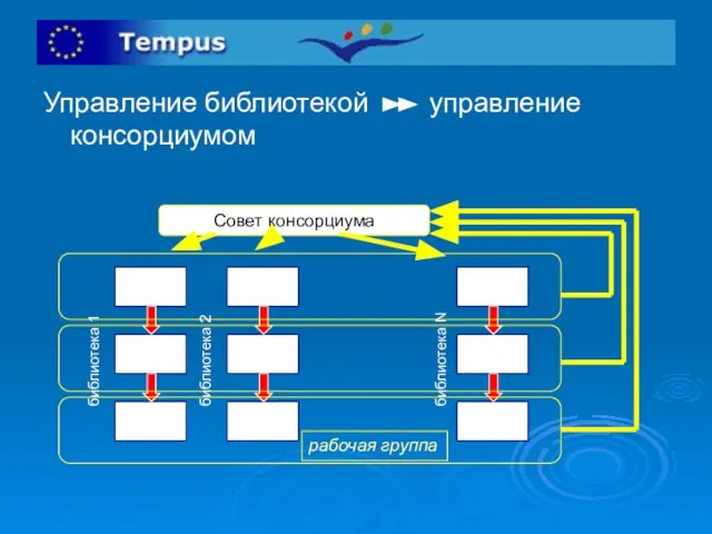 Управление библиотекой управление консорциумом библиотека 1 библиотека 2 библиотека N