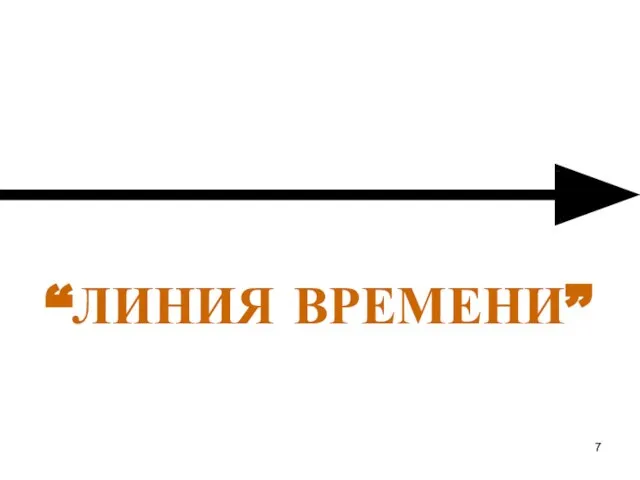 “ЛИНИЯ ВРЕМЕНИ”