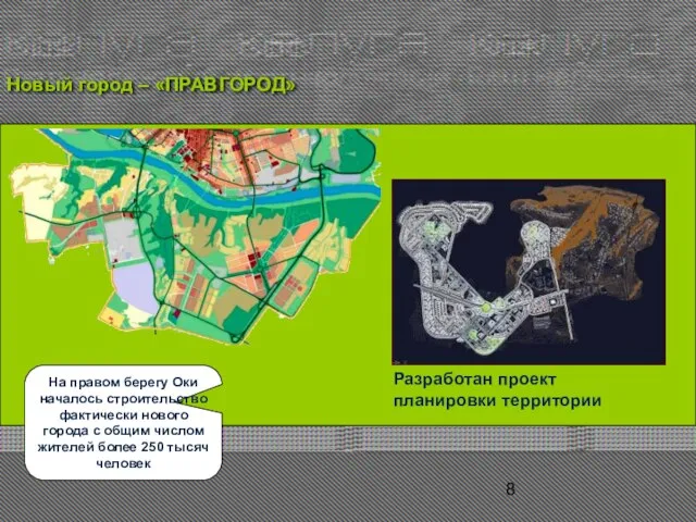 Новый город – «ПРАВГОРОД» На правом берегу Оки началось строительство фактически нового
