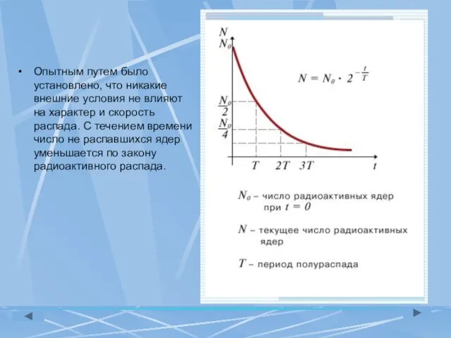 Опытным путем было установлено, что никакие внешние условия не влияют на характер