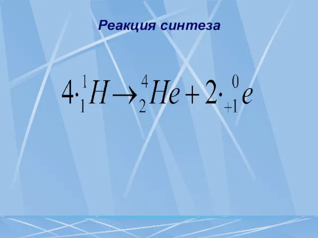 Реакция синтеза