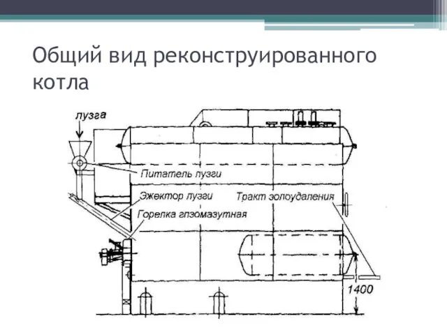 Общий вид реконструированного котла