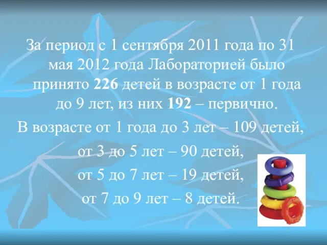 За период с 1 сентября 2011 года по 31 мая 2012 года