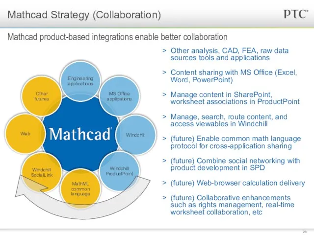 Other analysis, CAD, FEA, raw data sources tools and applications Content sharing