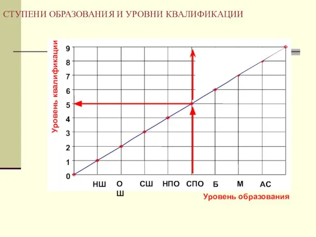 СТУПЕНИ ОБРАЗОВАНИЯ И УРОВНИ КВАЛИФИКАЦИИ