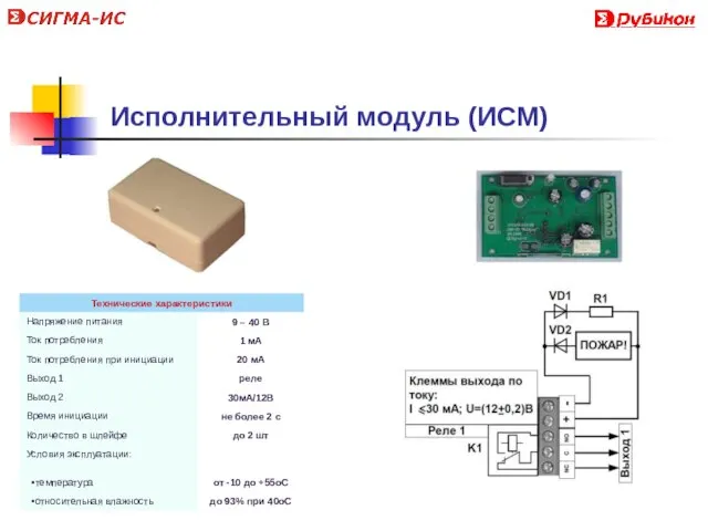 Исполнительный модуль (ИСМ)