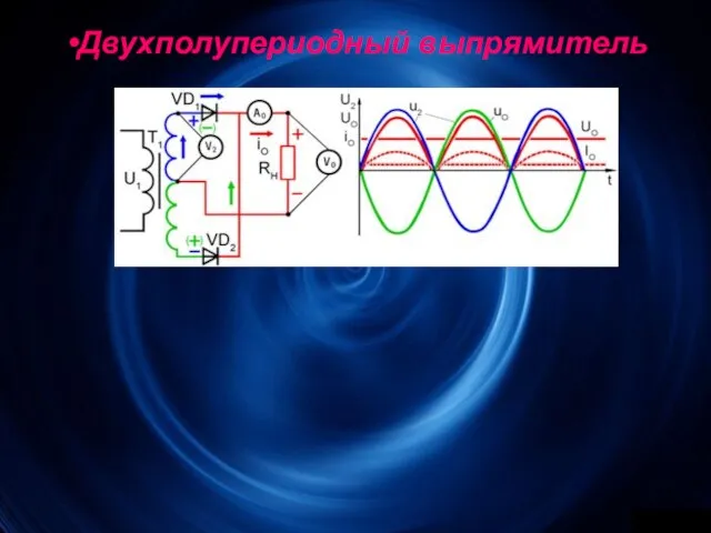 Двухполупериодный выпрямитель.