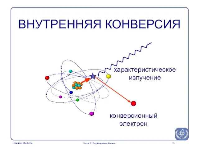 ВНУТРЕННЯЯ КОНВЕРСИЯ характеристическое излучение конверсионный электрон Часть 2: Радиационная Физика