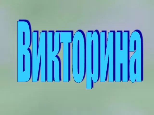 Викторина