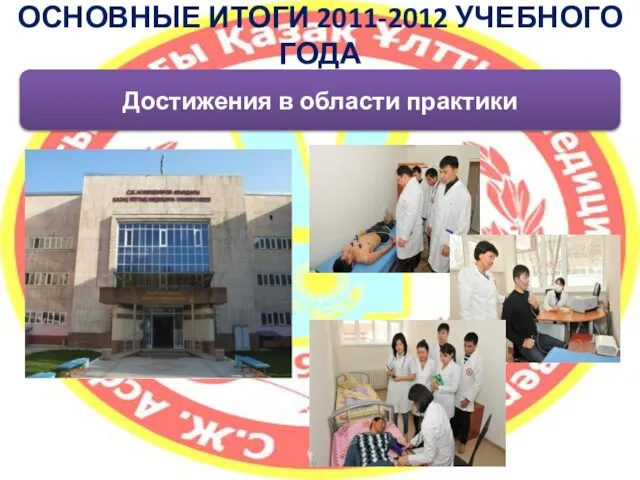 ОСНОВНЫЕ ИТОГИ 2011-2012 УЧЕБНОГО ГОДА Достижения в области практики