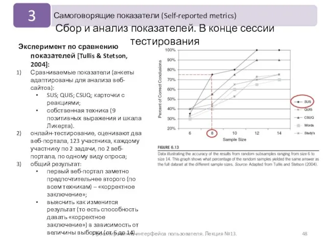 Проектирование интерфейса пользователя. Лекция №13. Сбор и анализ показателей. В конце сессии