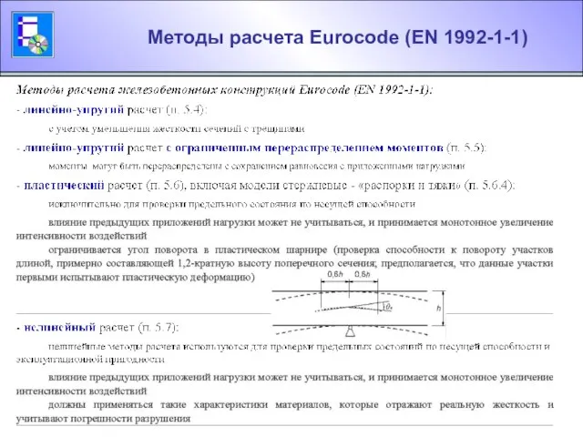 Методы расчета Eurocode (EN 1992-1-1)