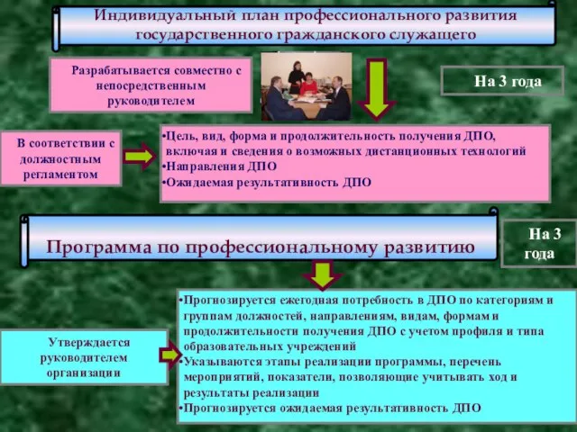 Индивидуальный план профессионального развития государственного гражданского служащего Разрабатывается совместно с непосредственным руководителем