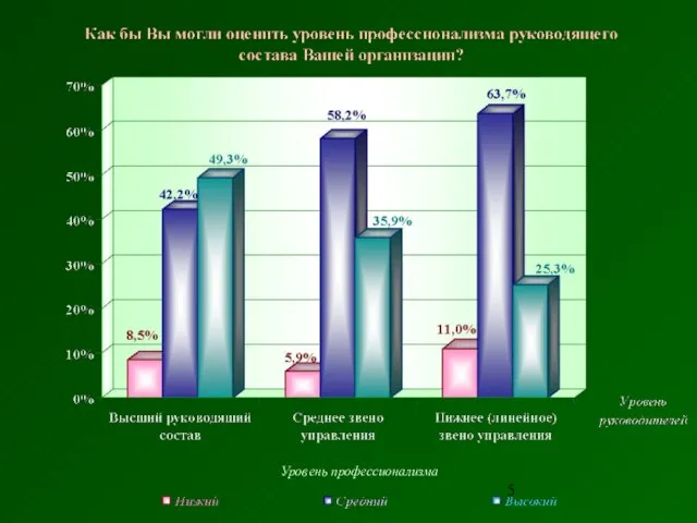 Уровень профессионализма