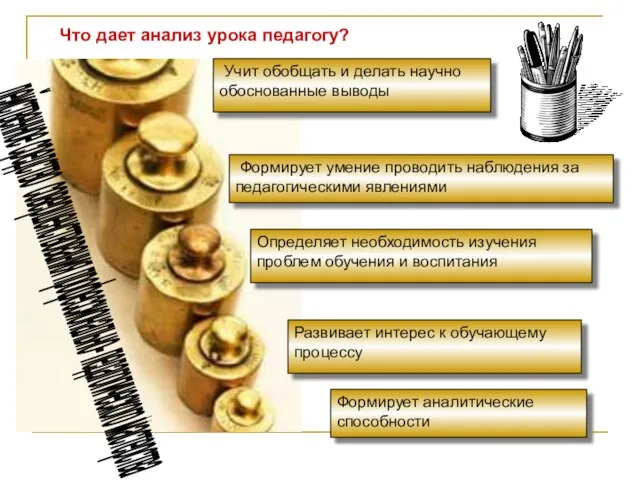 Формирует аналитические способности Развивает интерес к обучающему процессу Определяет необходимость изучения проблем