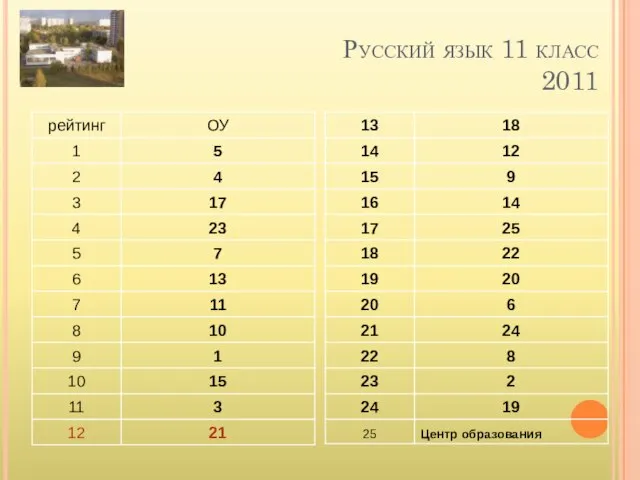 Русский язык 11 класс 2011