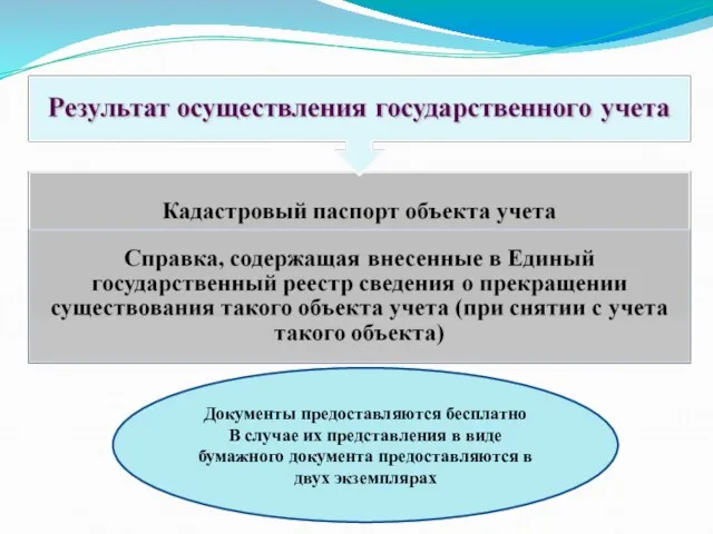 Документы предоставляются бесплатно В случае их представления в виде бумажного документа предоставляются в двух экземплярах