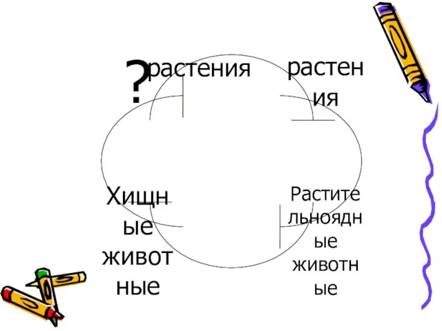 растения