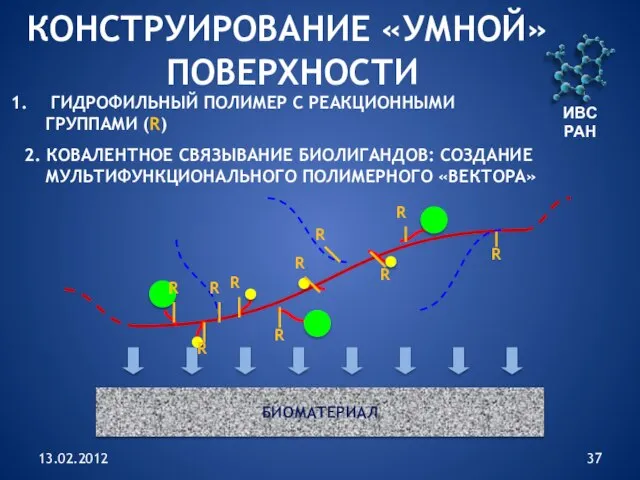 13.02.2012 ИВС РАН БИОМАТЕРИАЛ R R R R R R R R